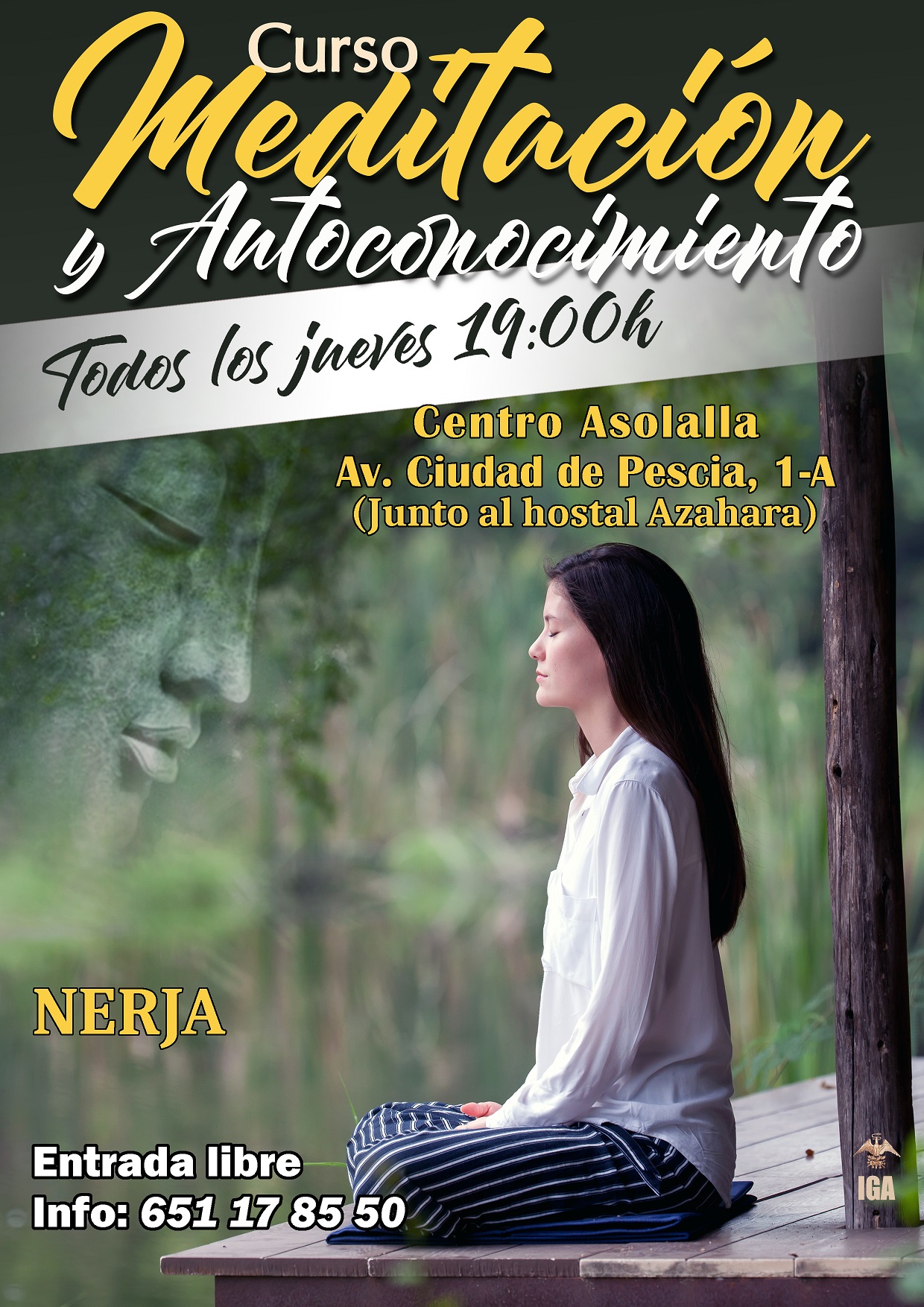 Conferencias en Nerja, Málaga. Relajación, concentración y meditación en Nerja, Málaga, las claves para el despertar de la conciencia