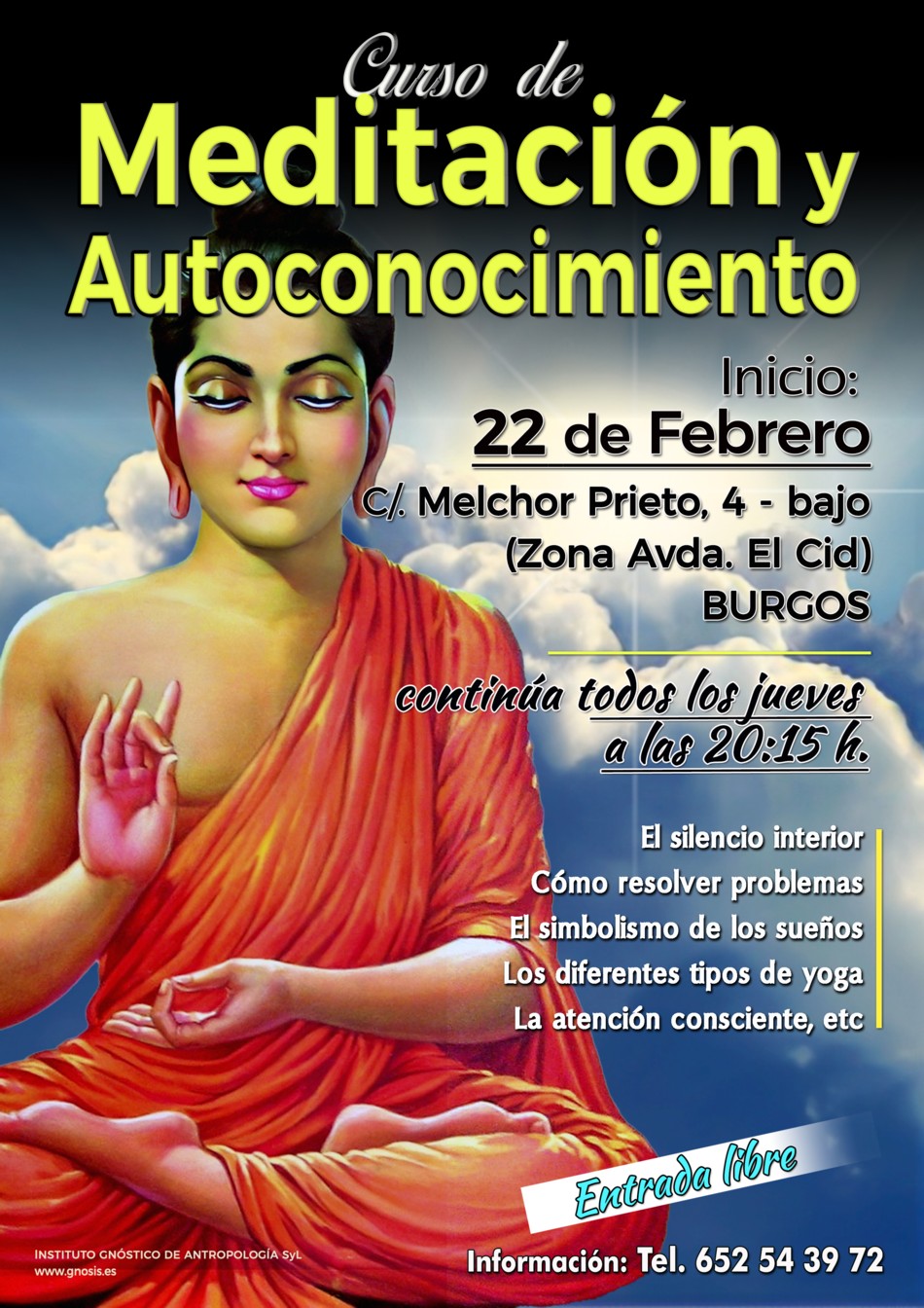 Meditacion en Burgos, relajación, concentración y meditación, las claves para el despertar de la conciencia
