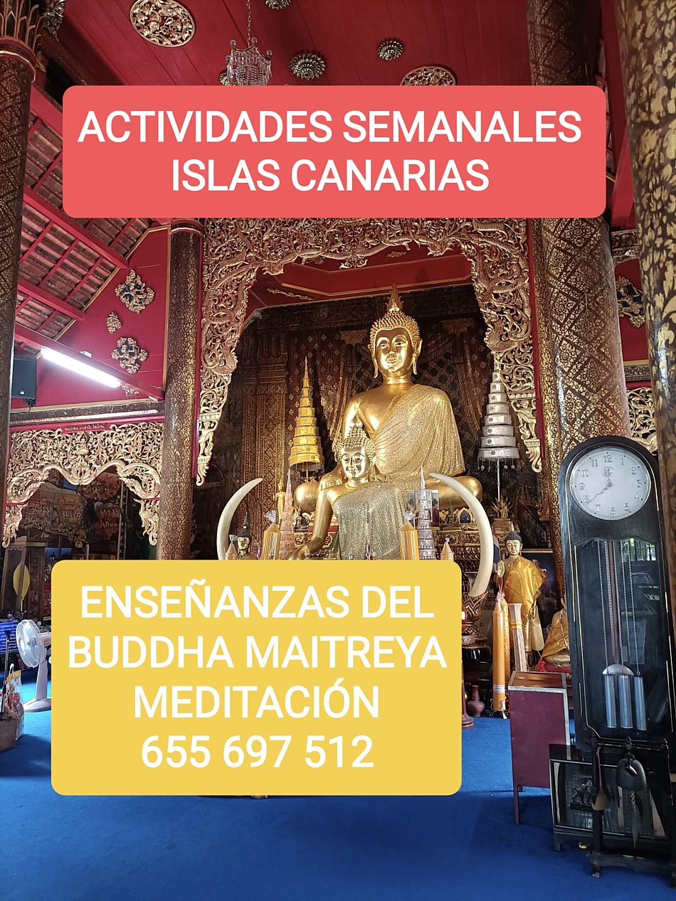 Gnosis y relajación en Santa Cruz de Tenerife, concentración y meditación, las claves para el despertar de la conciencia del Buda Maitreya