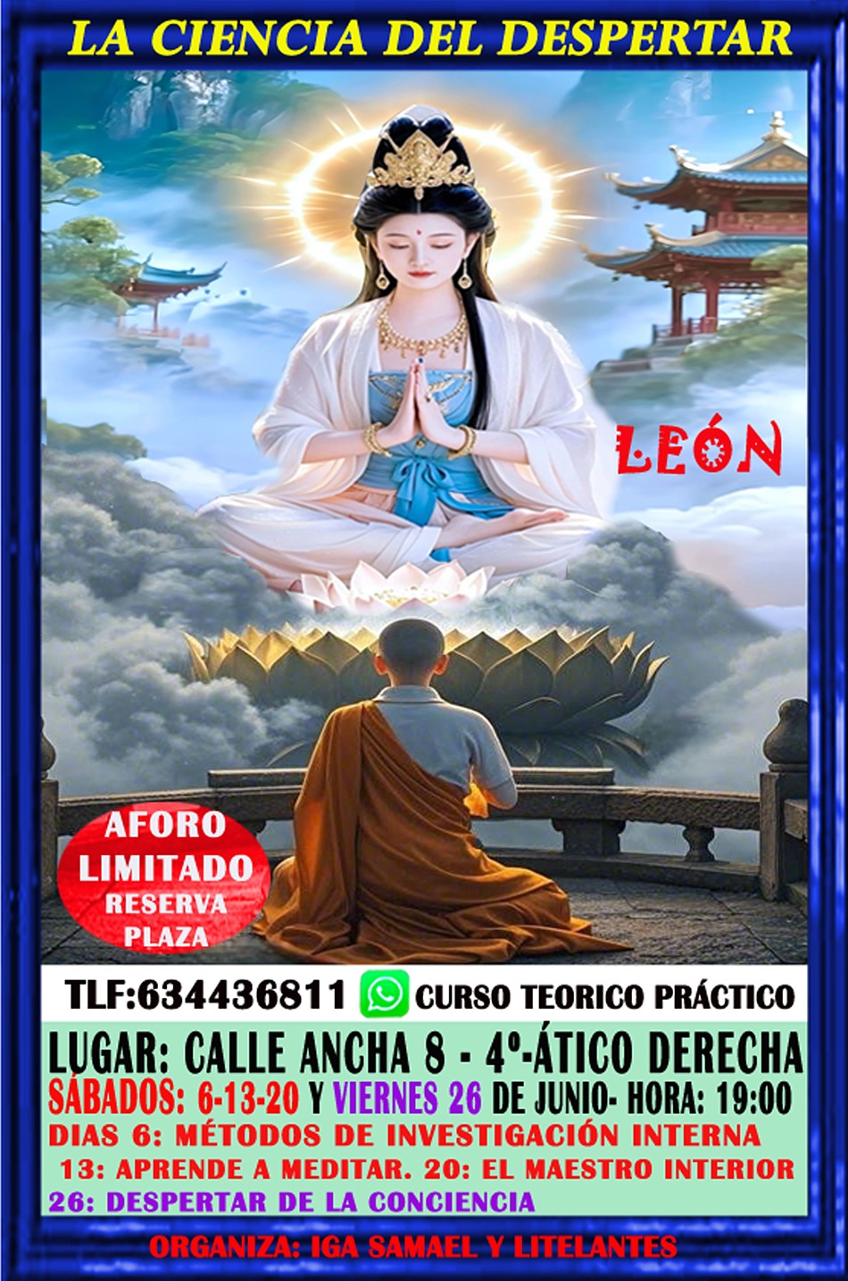 León,Relajación, concentración y meditación en León, las claves para el despertar de la conciencia