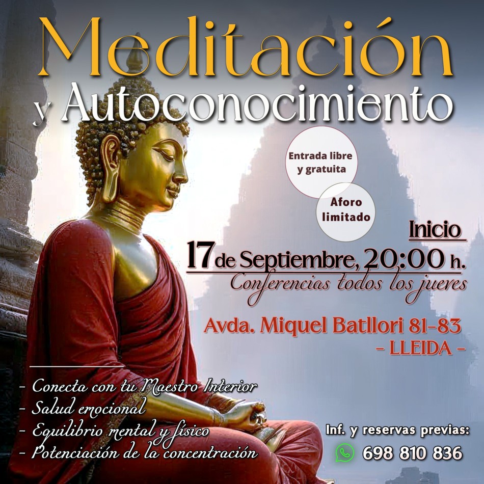 Lleida,Relajación, concentración y meditación en Lleida, las claves para el despertar de la conciencia