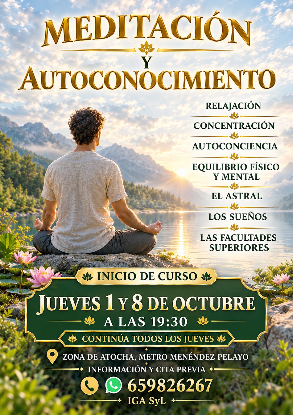 Gnosis y meditación en Madrid: Relajación, concentración y meditación, las claves para el despertar de la conciencia