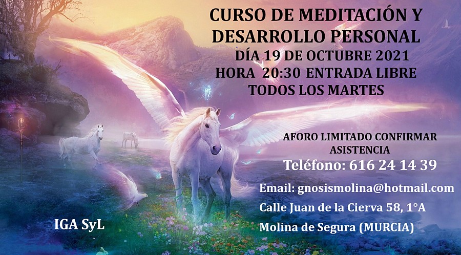 Relajación, concentración y meditación en Molina de Segura, Murcia, las claves para el despertar de la conciencia