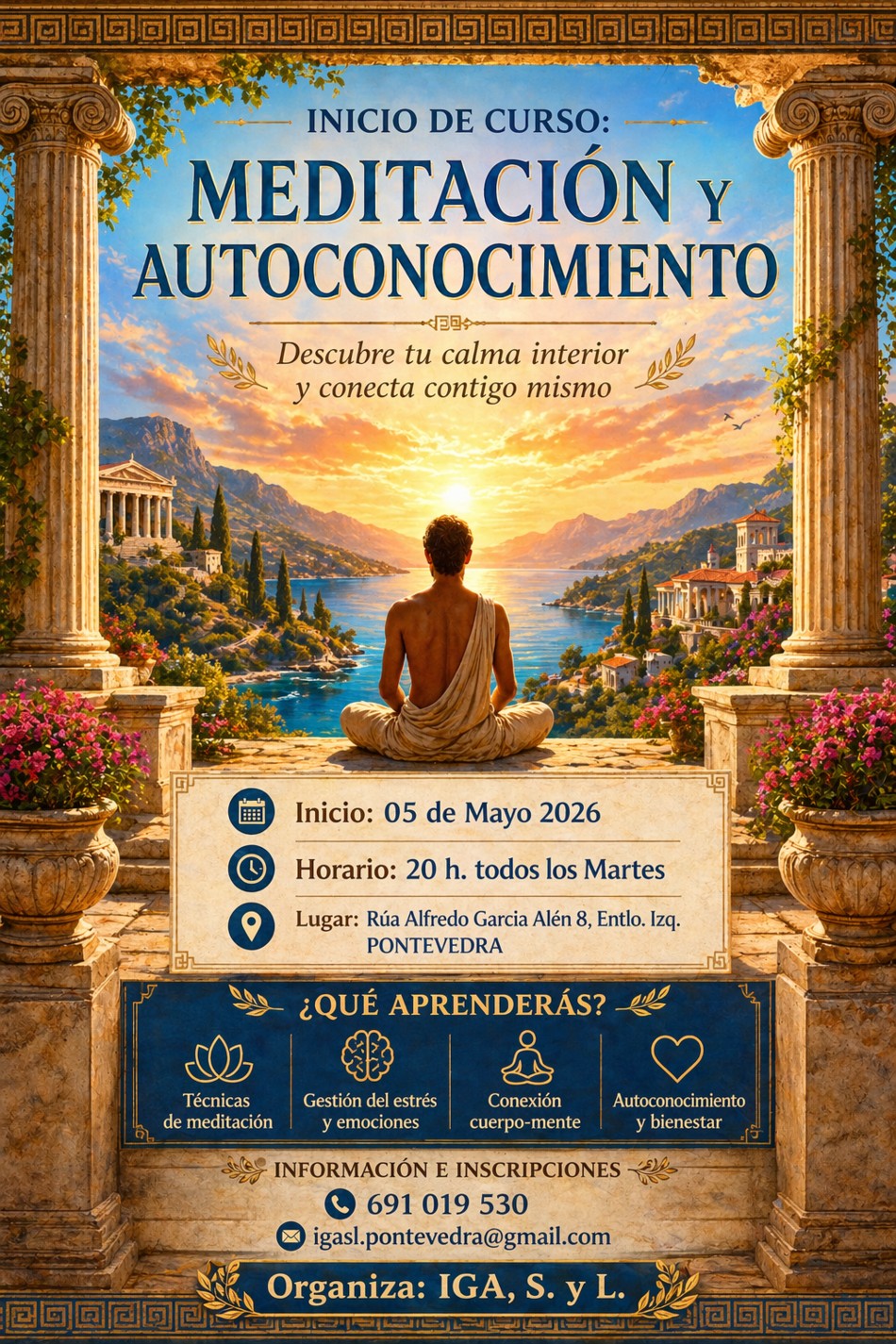 Pontevedra: Relajación, concentración y meditación, las claves para el despertar de la conciencia