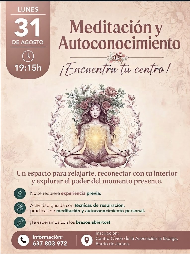 Puerto Real-Cádiz: Relajación, concentración y meditación, las claves para el despertar de la conciencia