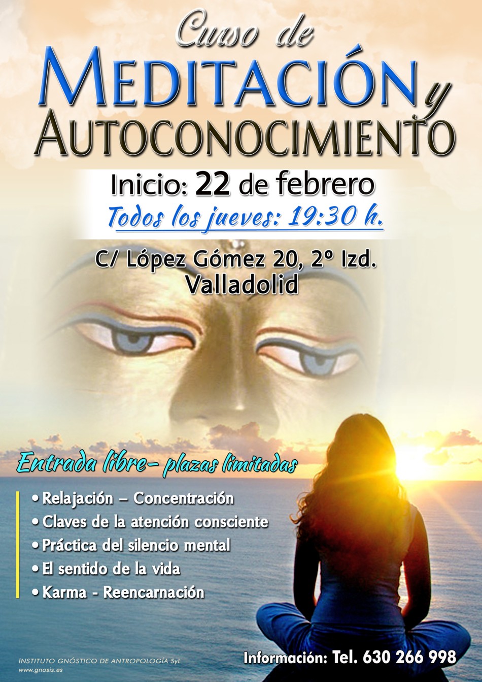 Conferencias en Valladolid: Relajación, concentración y meditación, las claves para el despertar de la conciencia